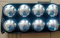 Supply metal petanque boules set for outdoor garden game