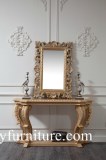 Wall table console table with mirror table decorations classic table Italian style AO301