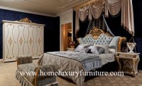 Neo Classical Bed Kingbed Solid wood Bed factory bedroom furniture high quality AA-301L