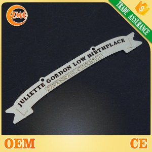 China factory directly wholesale cheap custom metal engraved logo tag