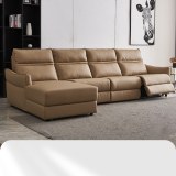 Multifunctional Sofa Modern Minimalist Nordic Living Room Combination Leather Electric...