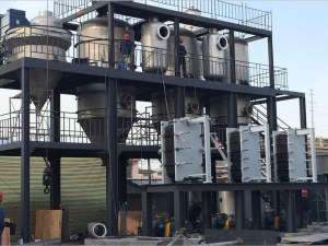 Multiple effect evaporator