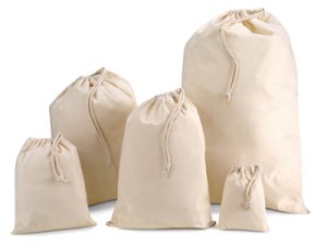 Cotton Pouch/ Favor Bag/ Wedding Bag/ Promotional Muslin Bag