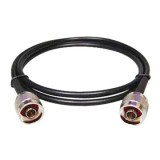 N Male to N Male, LMR240 Cable with Low Loss