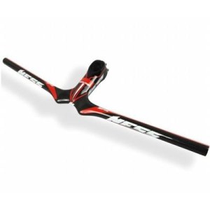 NESS Full Carbon Fiber MTB Bike flat Integrated Handlebar with Stem