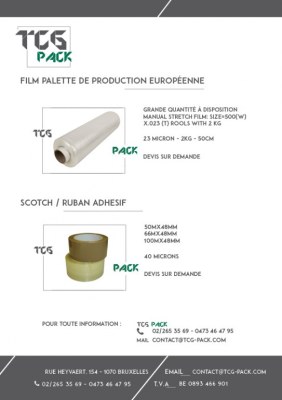 STOCK PACKAGING FILM AND PLASTIC BAGS