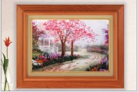 OS-009 ribbon embroidery hanging picture