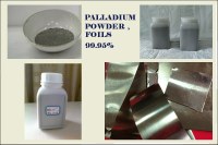 Sell palladium powder,palladium sponge