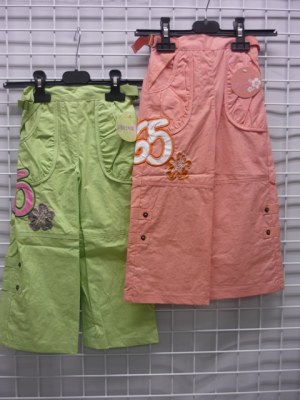END OF STOCK - GIRLS SUMMER PANTS AT 2 EUROS