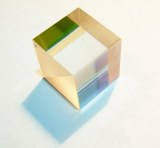Polarization beam splitter cube with 1000:1 extinction ratio