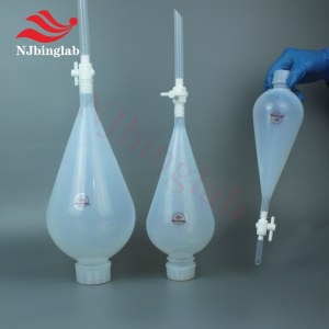 PFA large-capacity separatory funnel for separation and purification