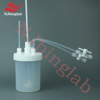 NJbinglab PFA reaction vessel, 1000ml, High thermal stability and chemical resistance