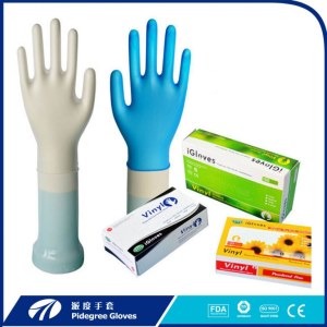 ECO-friendly CE ambidextrous medical Vinyl exam gloves non sterile