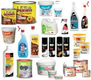 Clearance stocklot paints,mastics,waxes,enamels, paint removers, hand-washing pastes & gels and...
