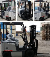 Electric pallet truck for warehouse