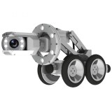 Pipe video robotic inspection camera system