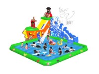 Hot sale PVC Giant Inflatable Water Slide For Kids