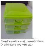 Plastic handy drawer cabinet storage box
