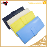 Exported wholesale brand women anti theft wallets made of genuine leather