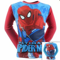 12x Spiderman Long Sleeve T-Shirts from 2 to 8 years old