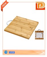 Square cheese cutting board with S/S handle