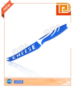 Stainless steel cheese knife with non-stick painting