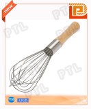 Stainless Steel Whisk With Wooden Handle
