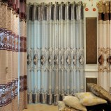 Embroidery curtain fabrics