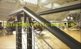 Stair steel cable mesh,rope net with frame
