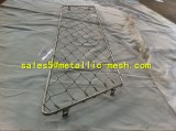 High security wire mesh net for stair and building