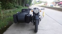 Customized grey color 750cc motorcycle
