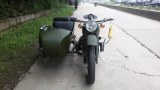 Customized green color 750cc motorcycle sidecar