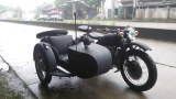 Customized German grey color 750cc motorcycle sidecar