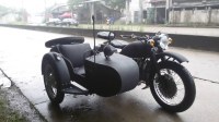 Customized grey color 750cc motorcycle sidecar