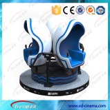 China supplier the amusement park equipment 3 seats with the video games cinema 9D VR