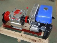 Cable winch shaft drive transission