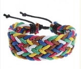 Bracelet cordelettes multicolors fantaisie