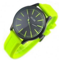 Grossiste et fournisseur chinois Montre fantaise miler avec bracelet jaune vif. Tres te...