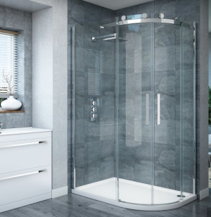 Round/Curved/Circle Sliding Tempered Glass Shower Door