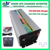 DC12V AC220V UPS 3000W Power Inverter with 25A Charger (QW-3000MUPSCV)