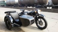 Customized black color changjiang750 motorcycle sidecar