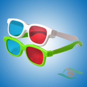 Cheap red blue 3d glasses