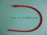 Red latex foley catheter