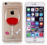 Red Wine Glass Liquid Phone Case for iPhone