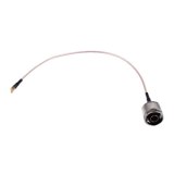 N Male to R/A MMCX Male, RG316 Cable Assembly, L=200mm