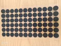 Round Self-Adhesive Hook and Loop Dots（Velcro）