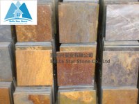 Chinese rust multicolor slate tile