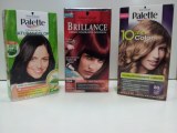 Lots of colors for hair liquidation.