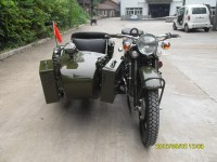 High configure army yellow customize motorcycle sidecar