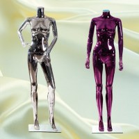 Colorful chrome mannequin